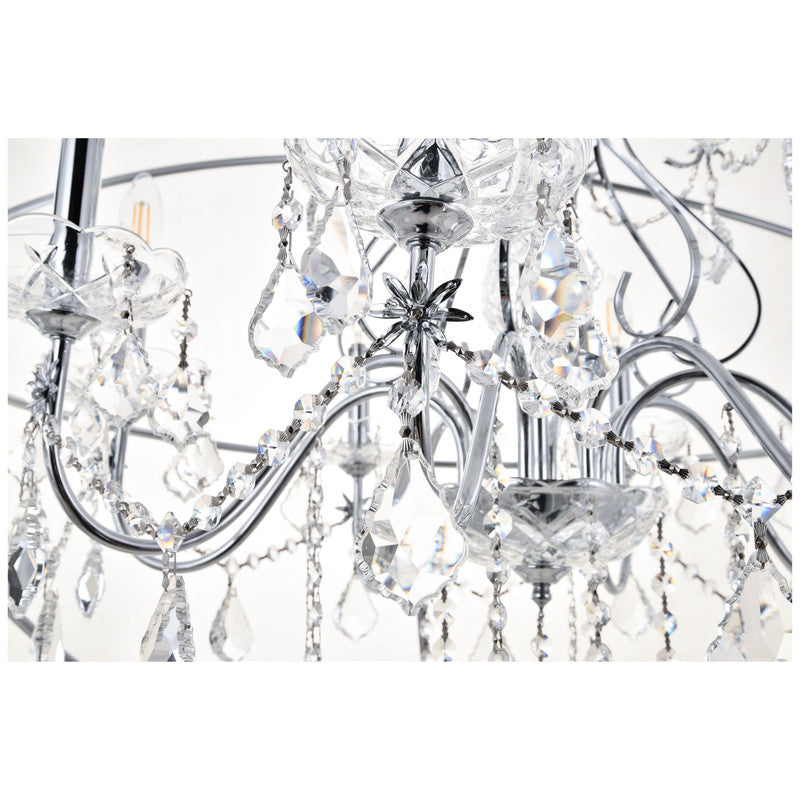 Elegant Lighting Cordelia 8 Light 32" Chandelier