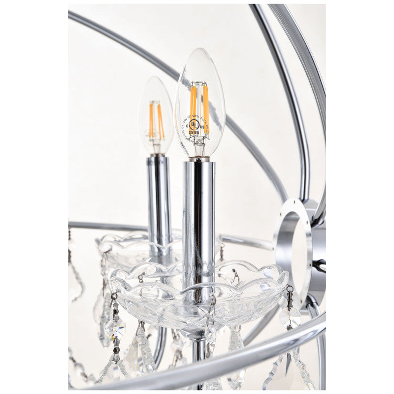 Elegant Lighting Cordelia 8 Light 32" Chandelier