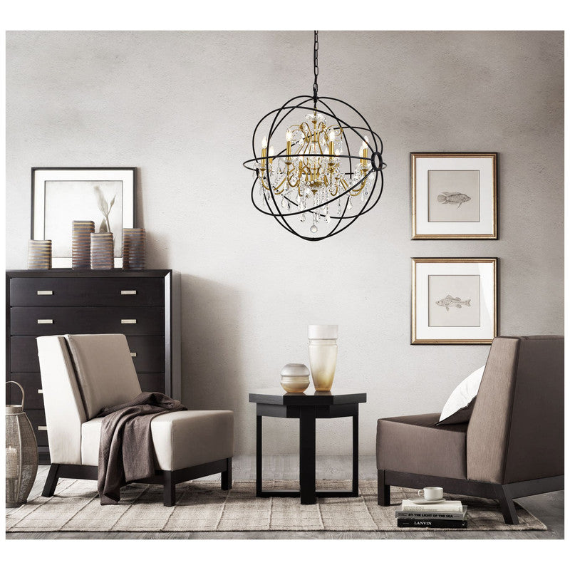 Elegant Lighting Cordelia 8 Light 32" Chandelier