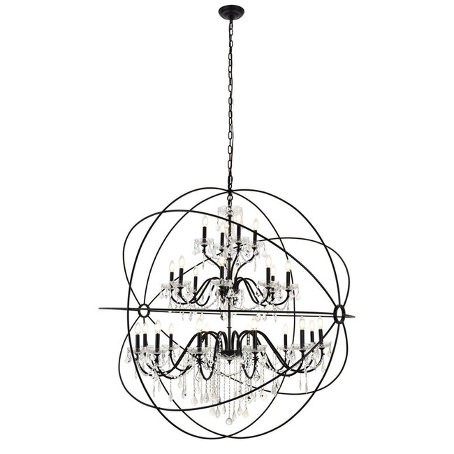 Elegant Lighting Cordelia 24 Light 59" Chandelier