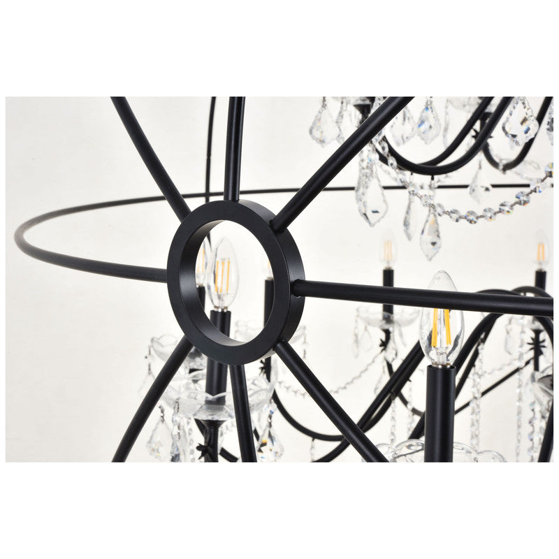 Elegant Lighting Cordelia 24 Light 59" Chandelier