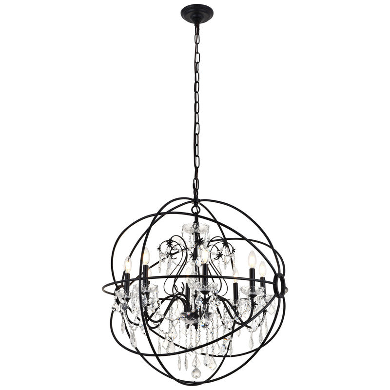 Elegant Lighting Cordelia 8 Light 32" Chandelier