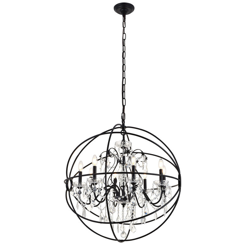 Elegant Lighting Cordelia 8 Light 32" Chandelier