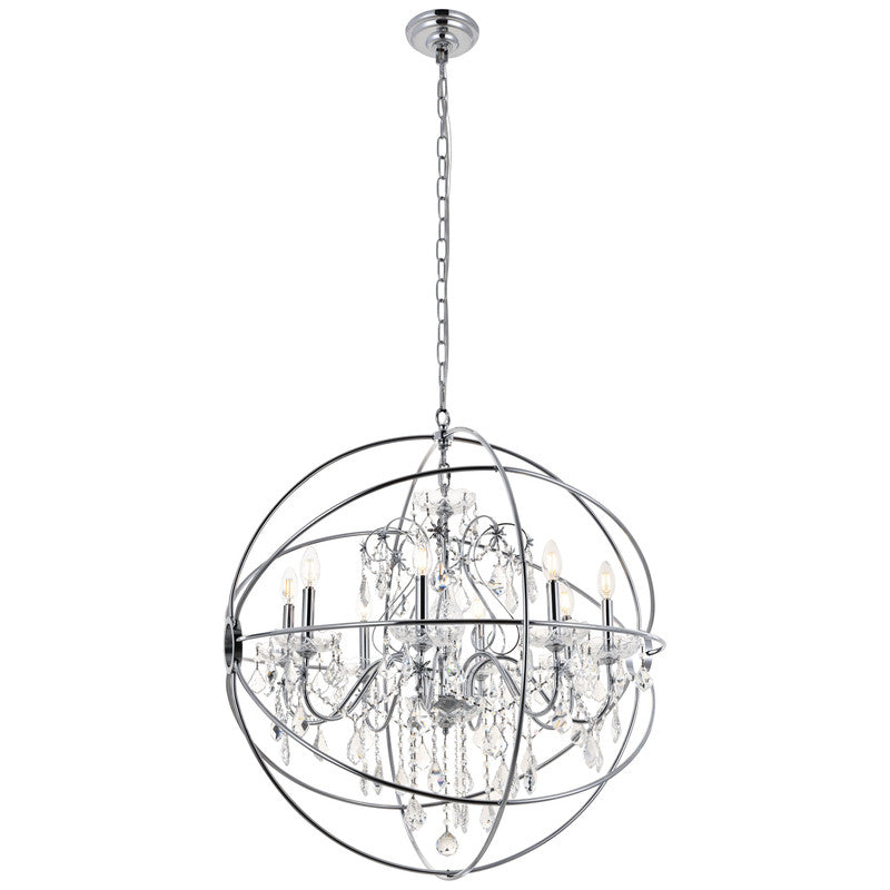 Elegant Lighting Cordelia 8 Light 32" Chandelier