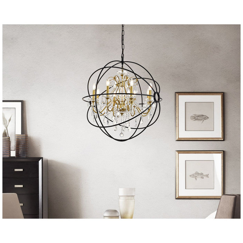 Elegant Lighting Cordelia 8 Light 32" Chandelier