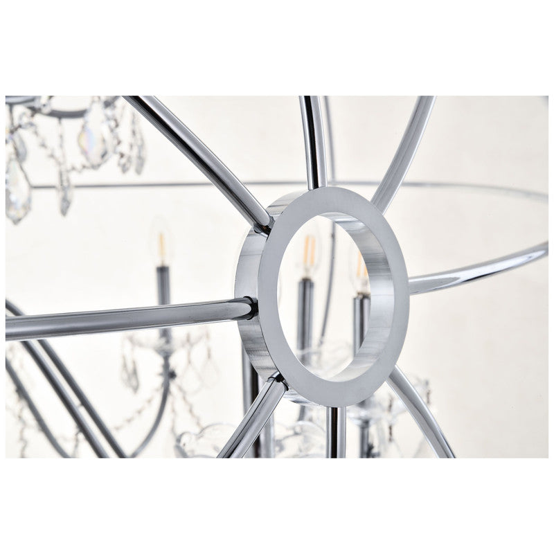 Elegant Lighting Cordelia 24 Light 59" Chandelier