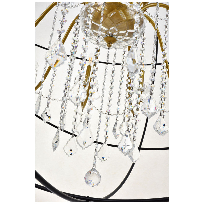 Elegant Lighting Cordelia 24 Light 59" Chandelier