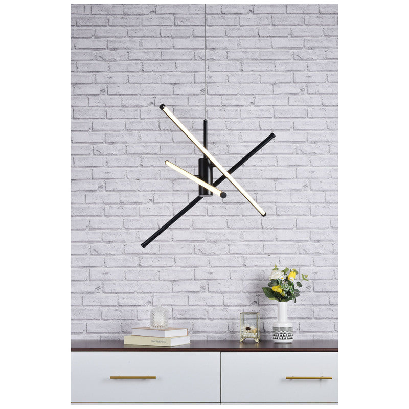 Elegant Lighting Sonya 3 Light 29" Chandelier