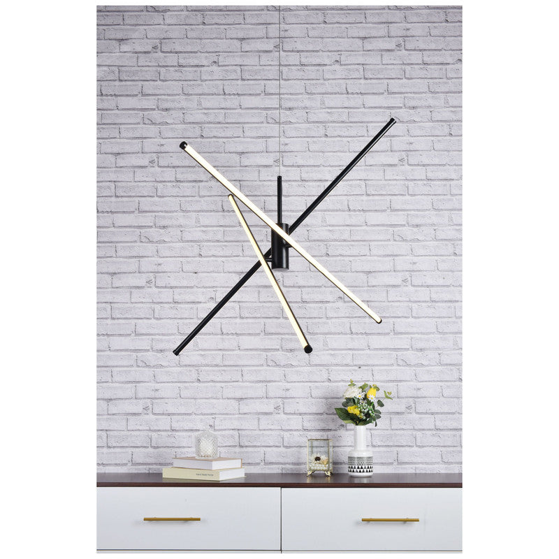 Elegant Lighting Sonya 3 Light 44" Chandelier