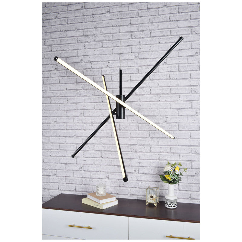 Elegant Lighting Sonya 3 Light 44" Chandelier