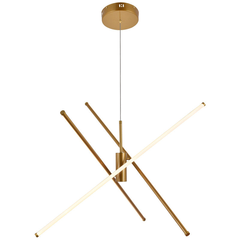 Elegant Lighting Sonya 3 Light 44" Chandelier