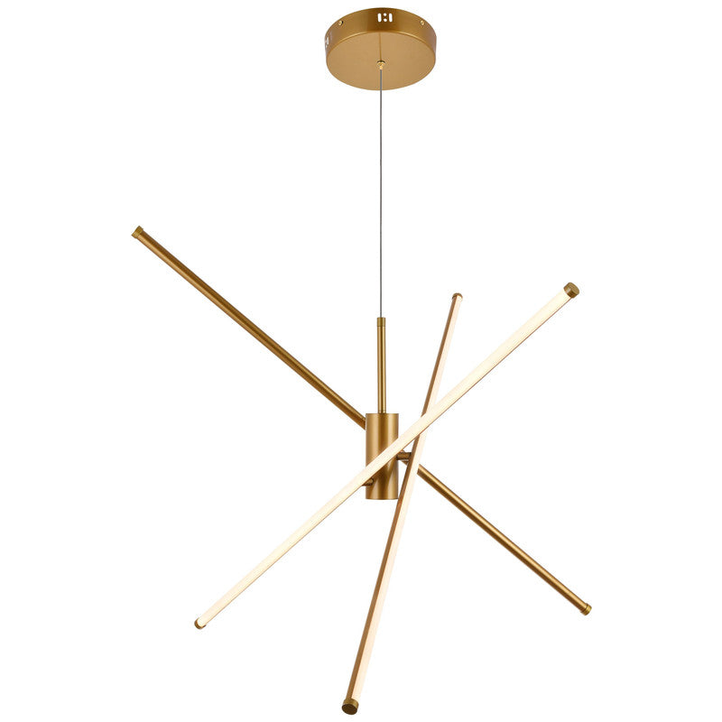 Elegant Lighting Sonya 3 Light 44" Chandelier