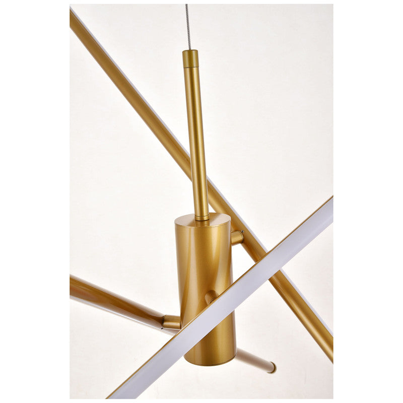 Elegant Lighting Sonya 3 Light 44" Chandelier