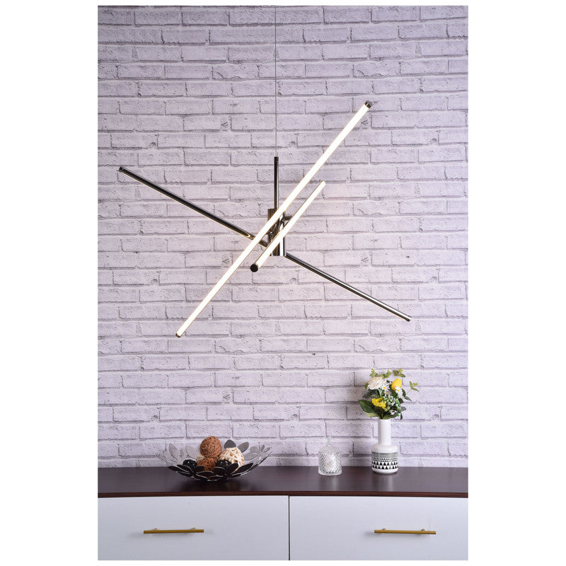 Elegant Lighting Sonya 3 Light 44" Chandelier