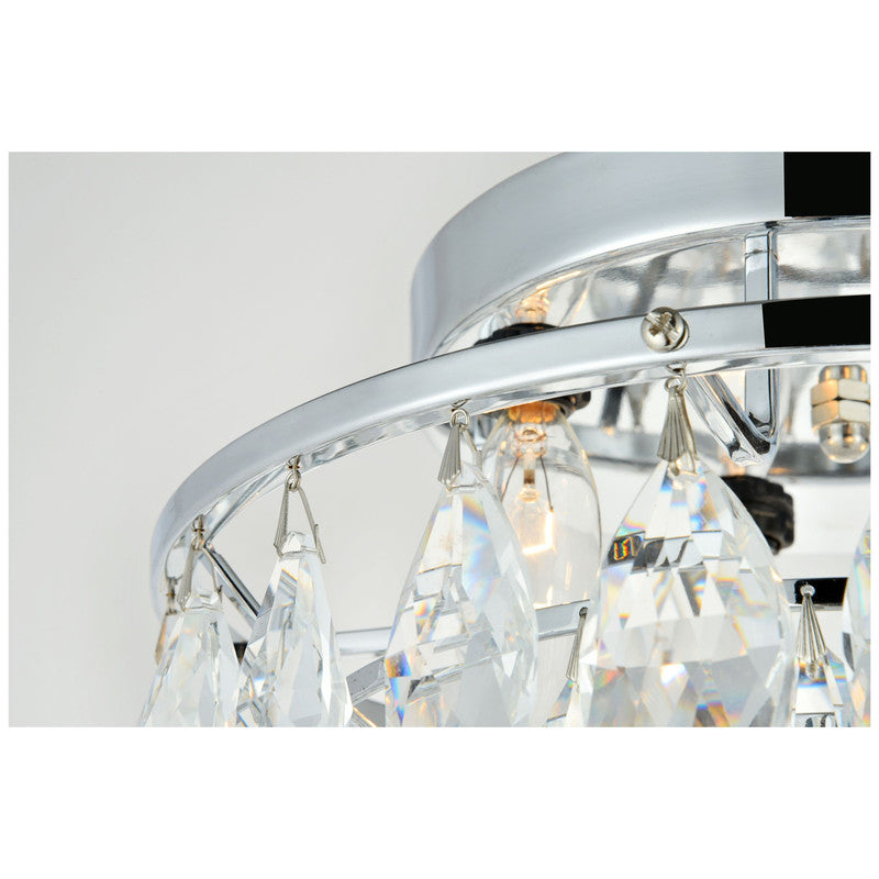 Elegant Lighting Clara 4 Light 14" Flush Mount - LD9805F14