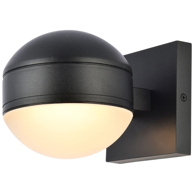 Elegant Lighting Raine 7" LED Outdoor Wall Sconce