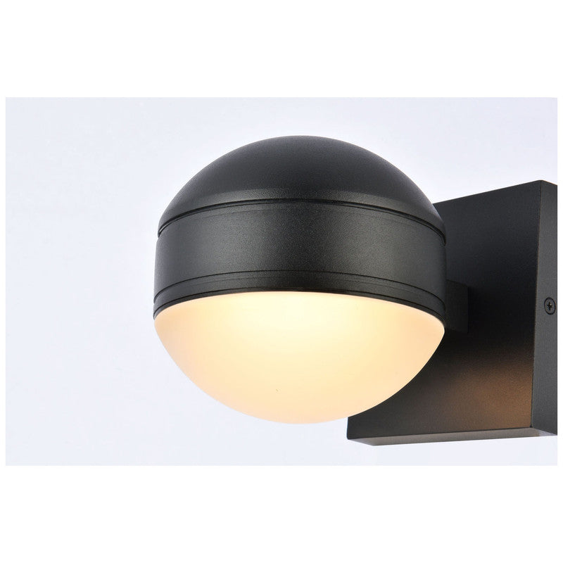 Elegant Lighting Raine 7" LED Outdoor Wall Sconce