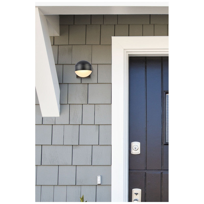 Elegant Lighting Raine 7" LED Outdoor Wall Sconce