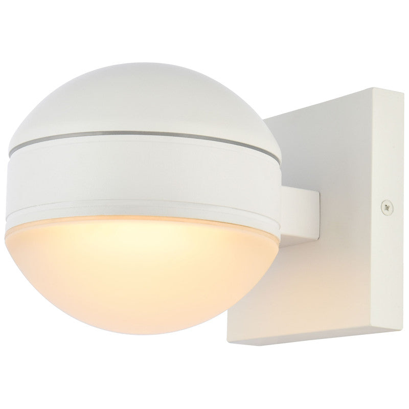 Elegant Lighting Raine 7" LED Outdoor Wall Sconce