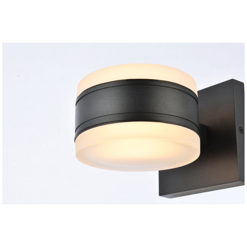 Elegant Lighting Raine 7" LED Outdoor Wall Sconce - LDOD4012