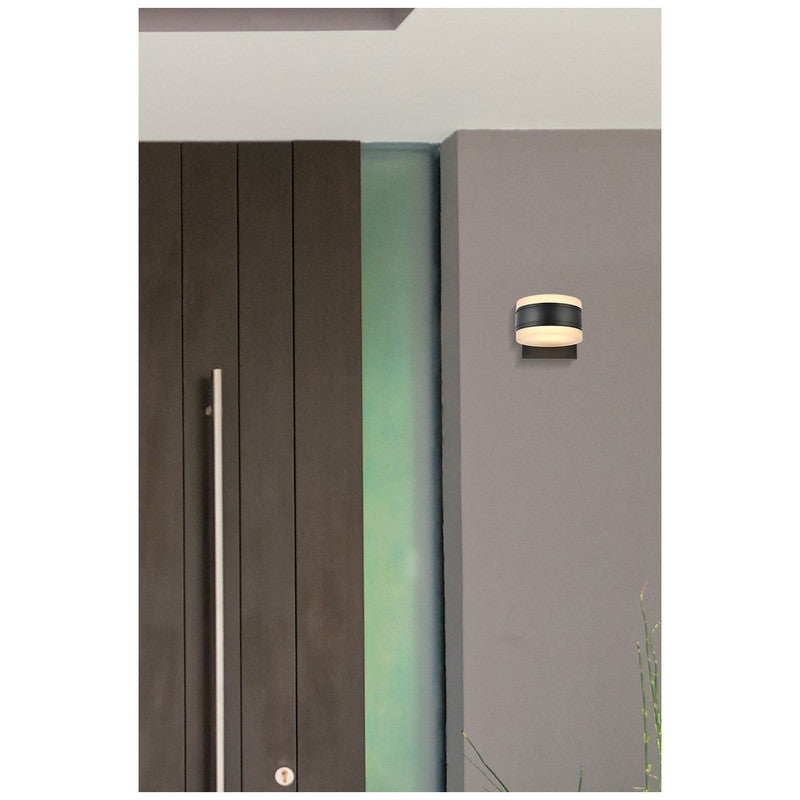 Elegant Lighting Raine 7" LED Outdoor Wall Sconce - LDOD4012