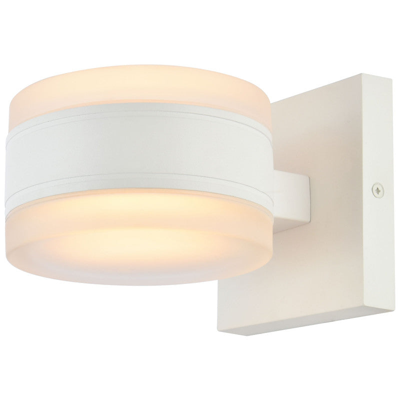 Elegant Lighting Raine 7" LED Outdoor Wall Sconce - LDOD4012
