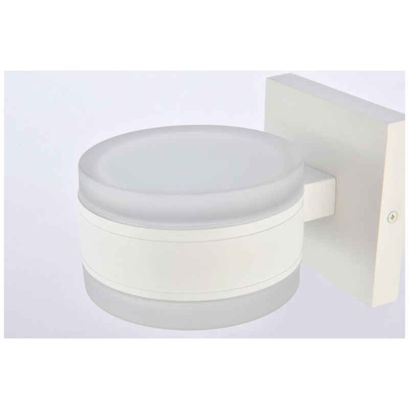 Elegant Lighting Raine 7" LED Outdoor Wall Sconce - LDOD4012