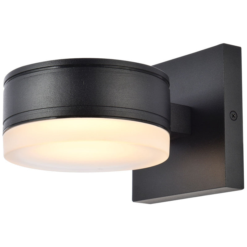Elegant Lighting Raine 7" LED Outdoor Wall Sconce - LDOD4013