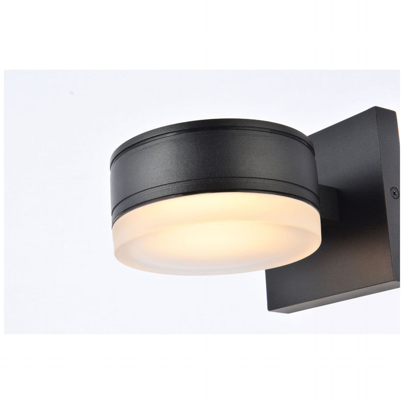 Elegant Lighting Raine 7" LED Outdoor Wall Sconce - LDOD4013