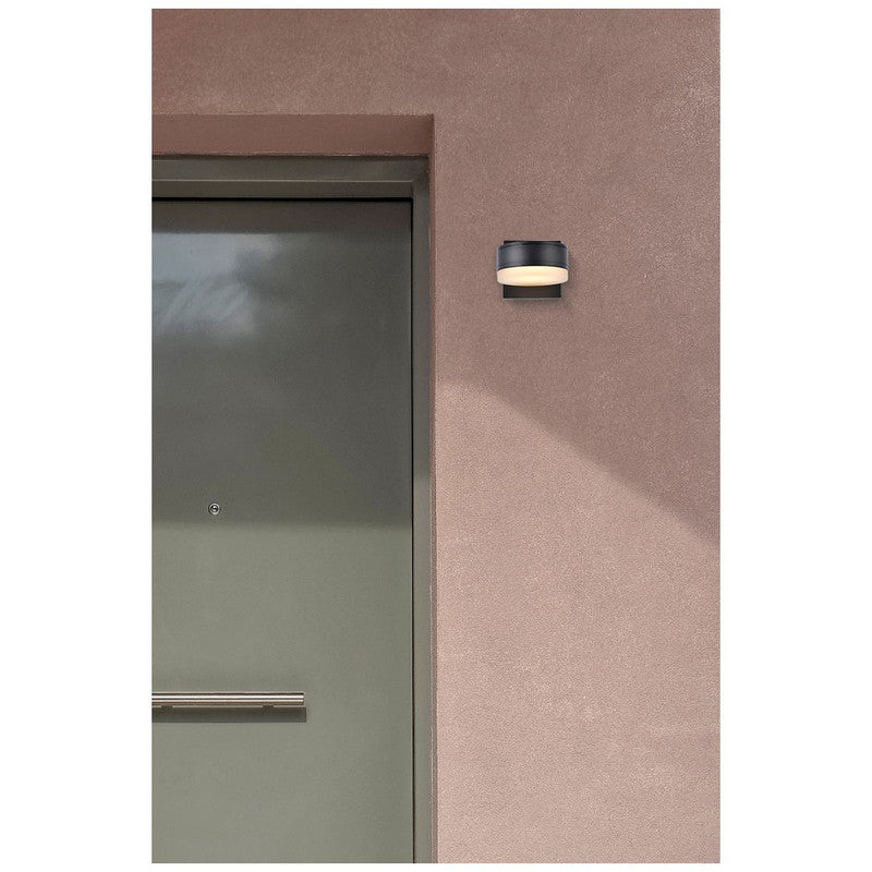 Elegant Lighting Raine 7" LED Outdoor Wall Sconce - LDOD4013