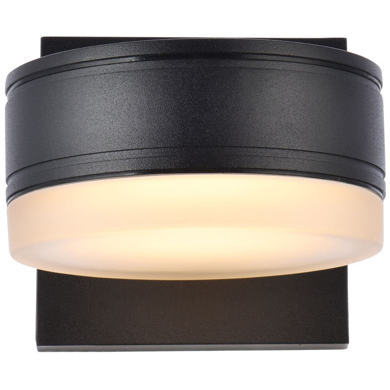 Elegant Lighting Raine 7" LED Outdoor Wall Sconce - LDOD4013