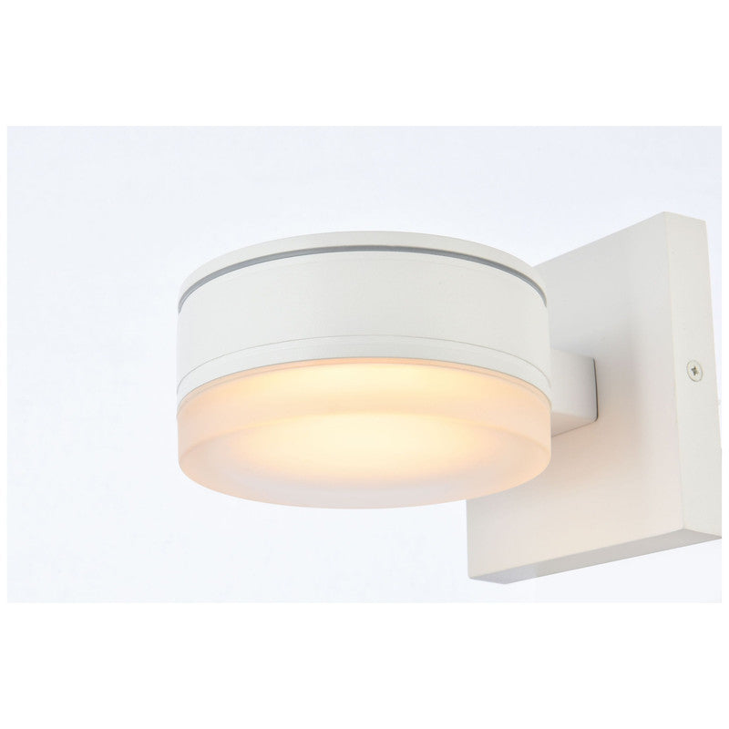 Elegant Lighting Raine 7" LED Outdoor Wall Sconce - LDOD4013
