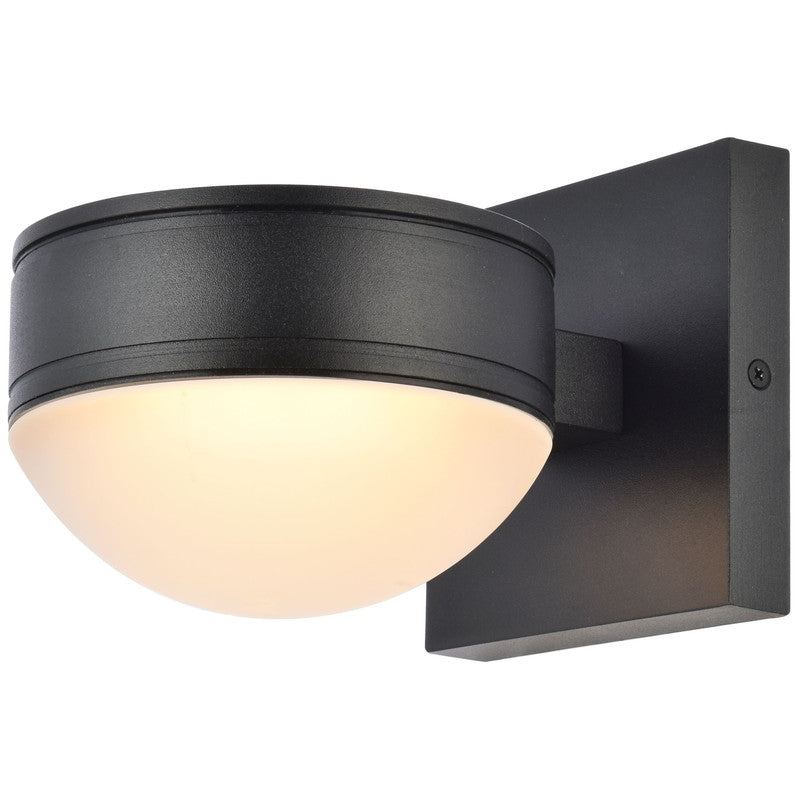 Elegant Lighting Raine 7" LED Outdoor Wall Sconce - LDOD4014