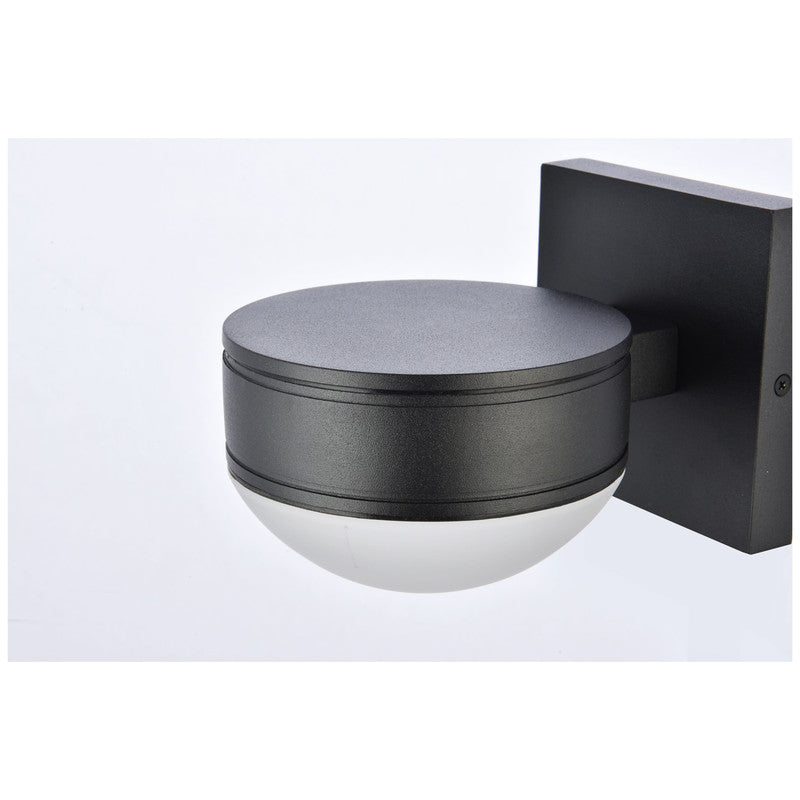 Elegant Lighting Raine 7" LED Outdoor Wall Sconce - LDOD4014