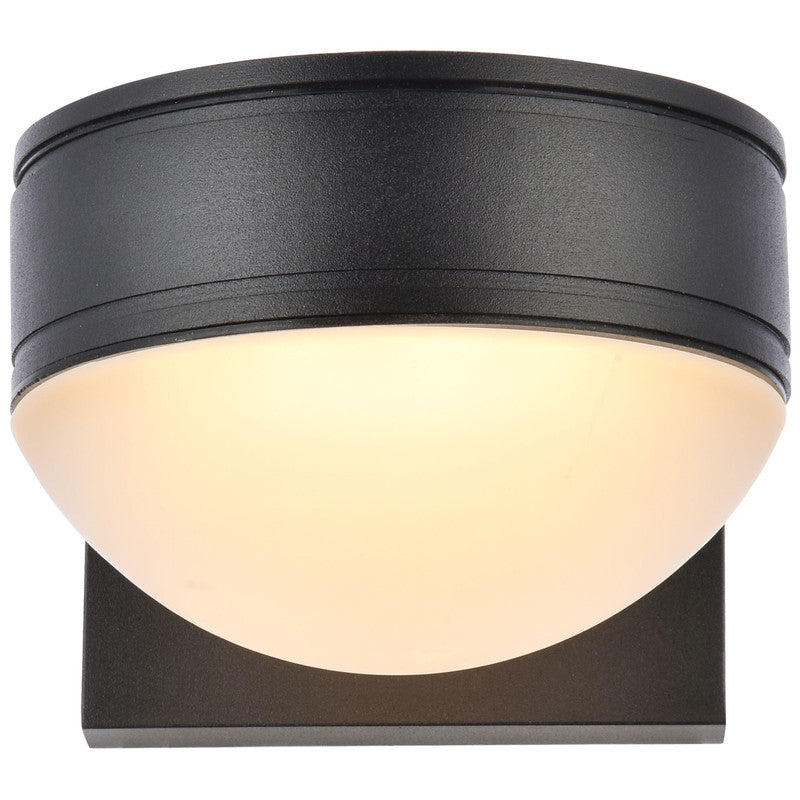 Elegant Lighting Raine 7" LED Outdoor Wall Sconce - LDOD4014