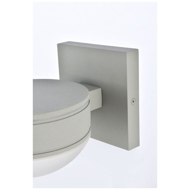 Elegant Lighting Raine 7" LED Outdoor Wall Sconce - LDOD4014