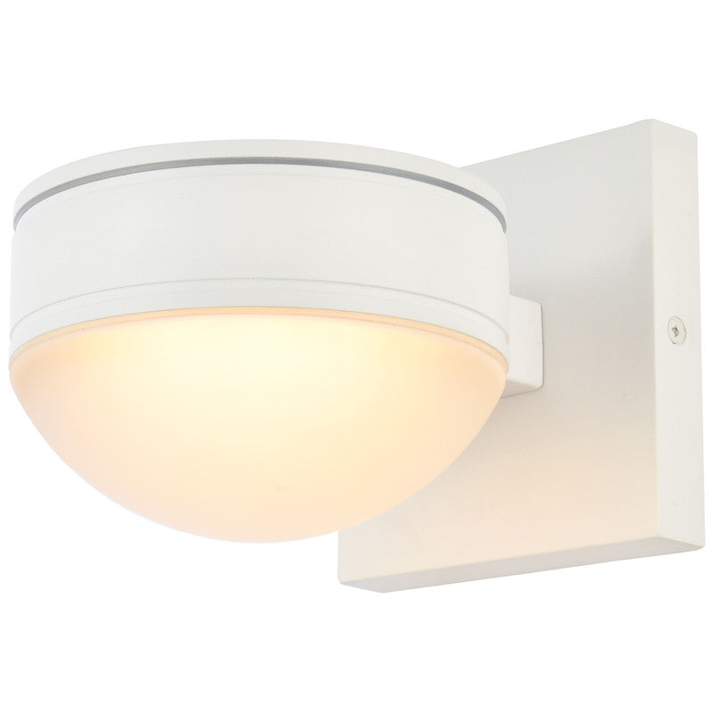 Elegant Lighting Raine 7" LED Outdoor Wall Sconce - LDOD4014
