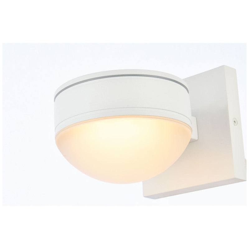 Elegant Lighting Raine 7" LED Outdoor Wall Sconce - LDOD4014