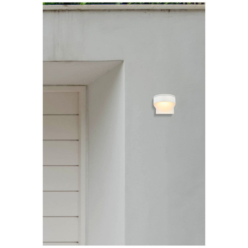 Elegant Lighting Raine 7" LED Outdoor Wall Sconce - LDOD4014