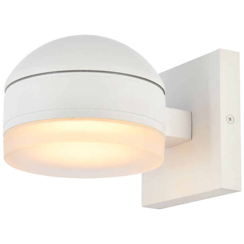 Elegant Lighting Raine 7" LED Outdoor Wall Sconce - LDOD4015