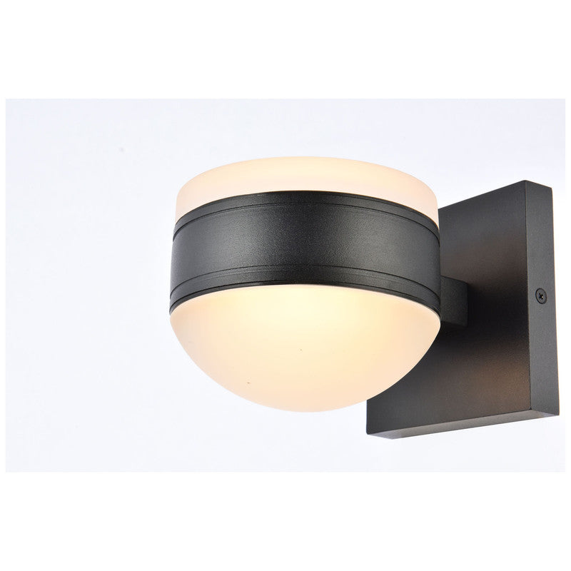 Elegant Lighting Raine 7" LED Outdoor Wall Sconce - LDOD4017