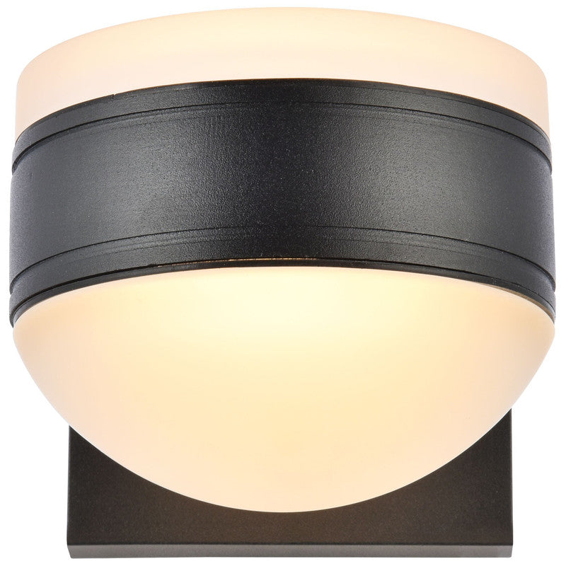 Elegant Lighting Raine 7" LED Outdoor Wall Sconce - LDOD4017