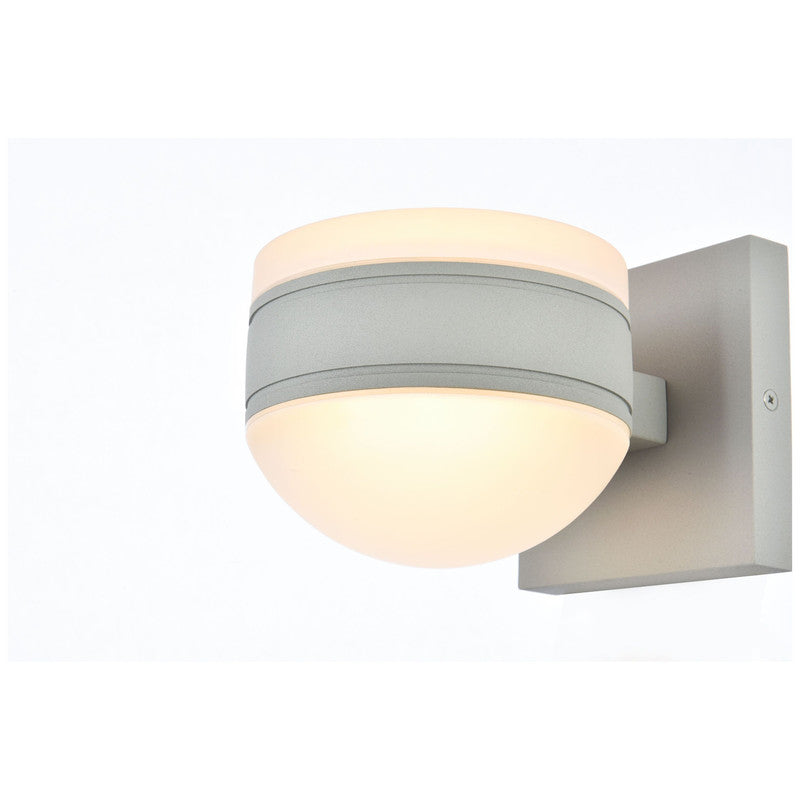 Elegant Lighting Raine 7" LED Outdoor Wall Sconce - LDOD4017