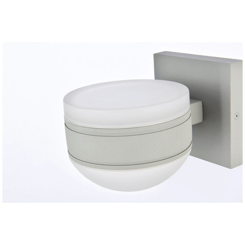 Elegant Lighting Raine 7" LED Outdoor Wall Sconce - LDOD4017