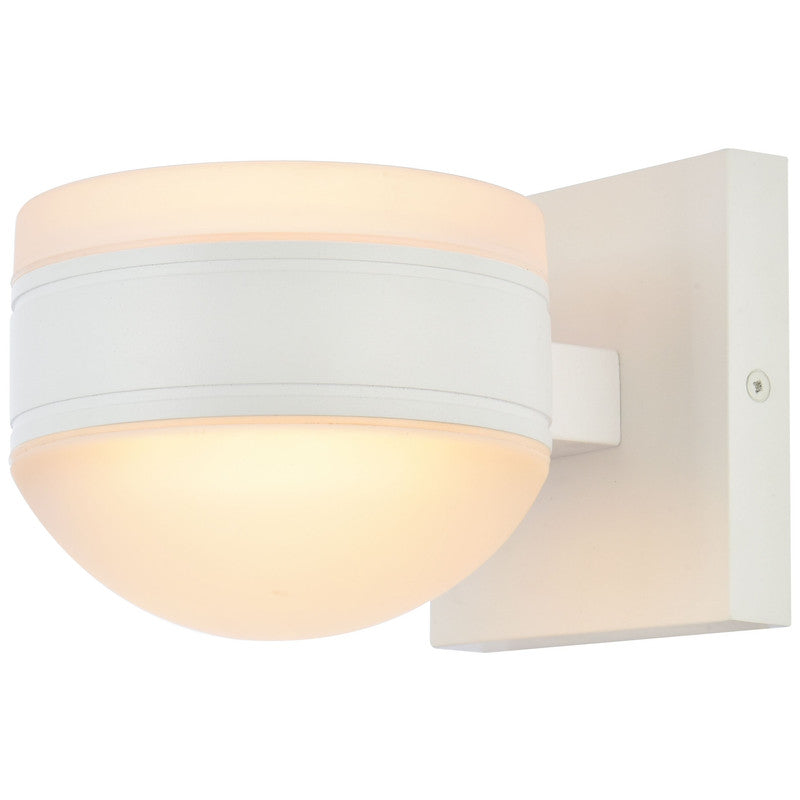 Elegant Lighting Raine 7" LED Outdoor Wall Sconce - LDOD4017