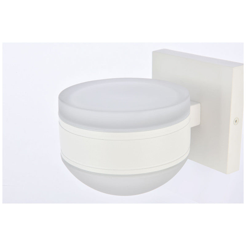 Elegant Lighting Raine 7" LED Outdoor Wall Sconce - LDOD4017