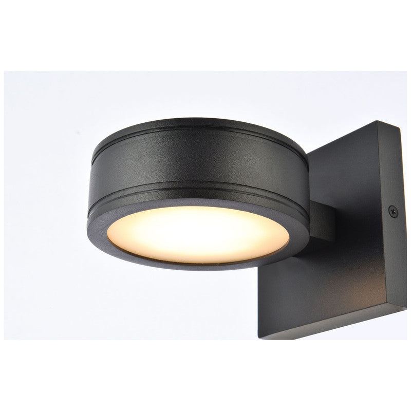 Elegant Lighting Raine 7" LED Outdoor Wall Sconce - LDOD4018