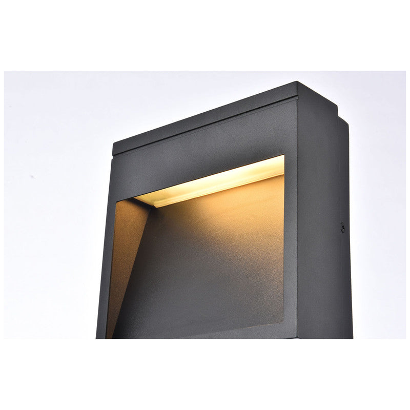 Elegant Lighting Raine 7" LED Outdoor Wall Sconce - LDOD4019