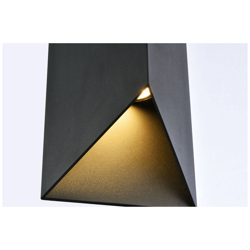 Elegant Lighting Raine 7" LED Outdoor Wall Sconce - LDOD4022