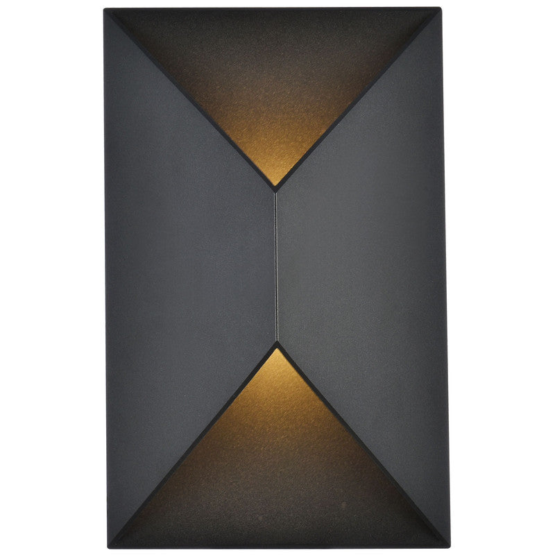 Elegant Lighting Raine 7" LED Outdoor Wall Sconce - LDOD4022